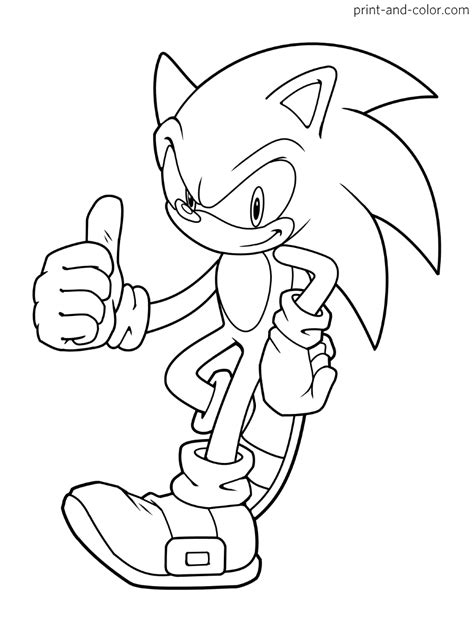 Sonic Coloring Printables